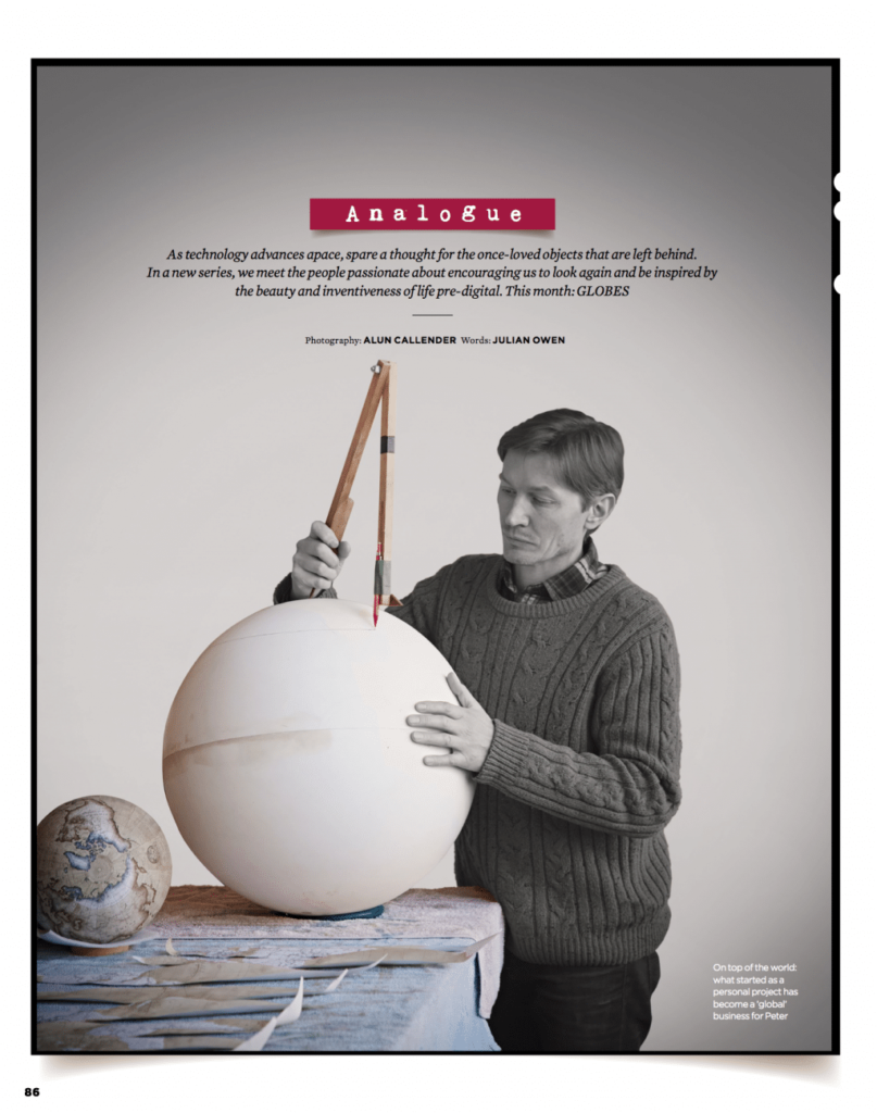 Simple Things Magazine August 2018 Analogue - Globes 1