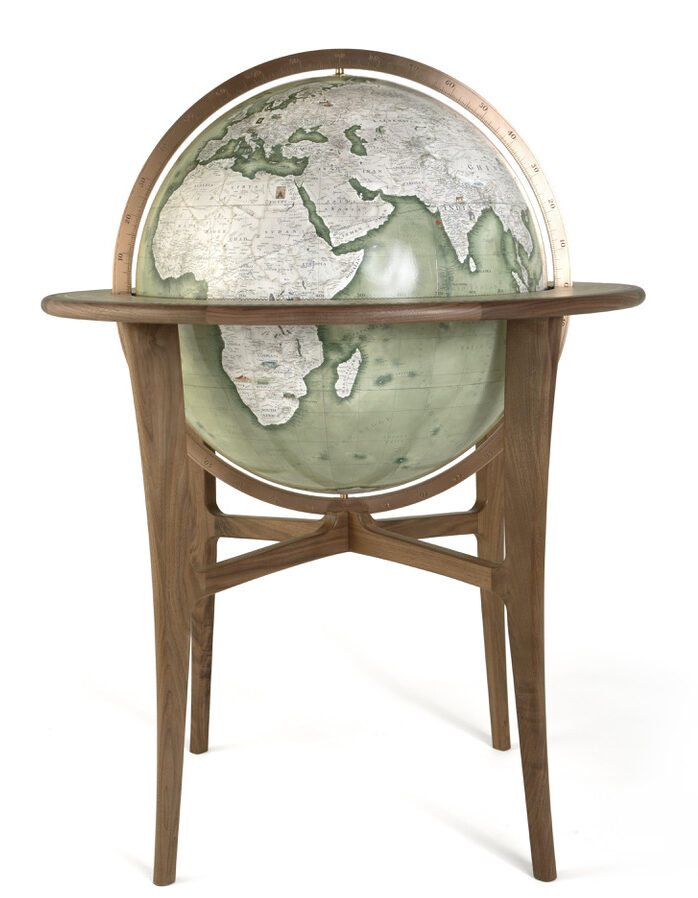 Bespoke Green | 65cm Floor Standing Globe | Brisbane II - Globemakers